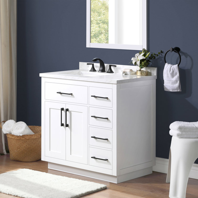 Wade Logan® Latitude Run® Safiyah 36 In. Single Sink Bathroom Vanity